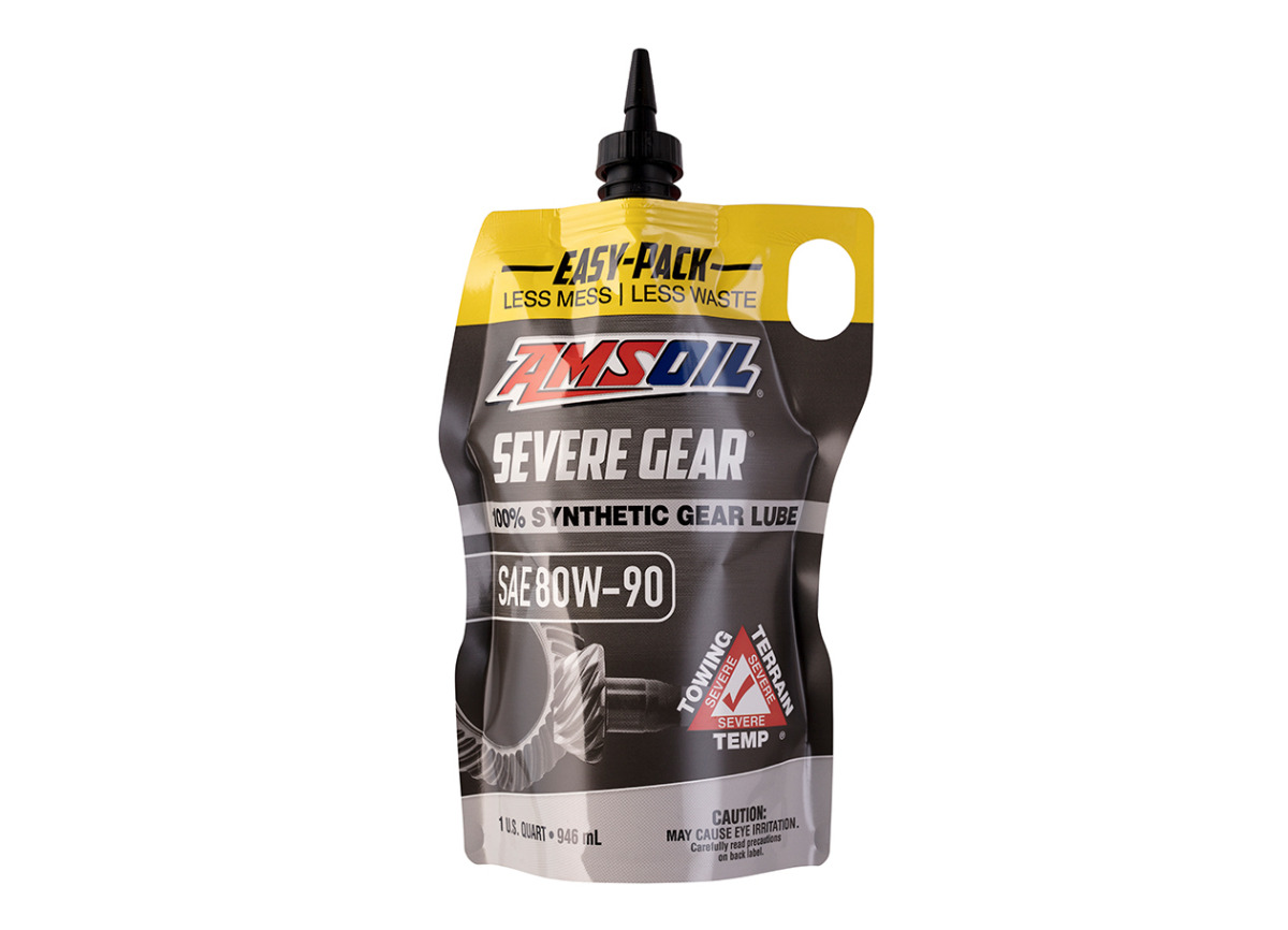 Plně syntetický převodový olej AMSOIL Severe Gear 80W-90 Synthetic Gear Lube 946 ml
