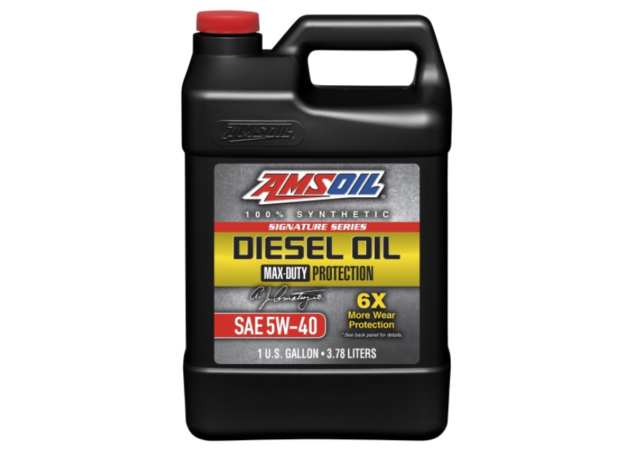 Plně syntetický motorový olej AMSOIL Signature Series 5W-40 Max-Duty Synthetic Diesel Oil 3,78