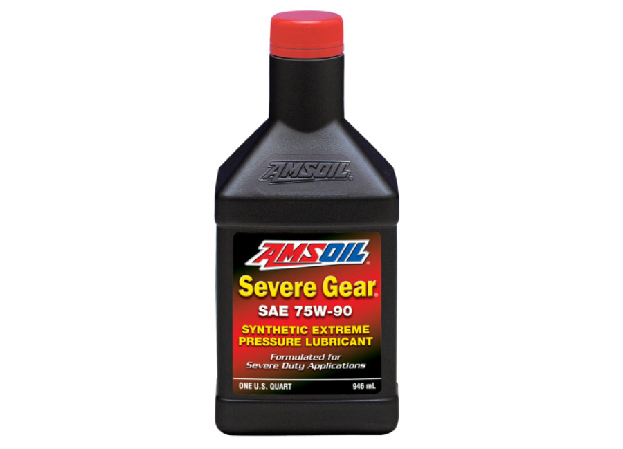 Plně syntetický převodový olej AMSOIL Severe Gear 75W-90 Synthetic Gear Lube 946 ml