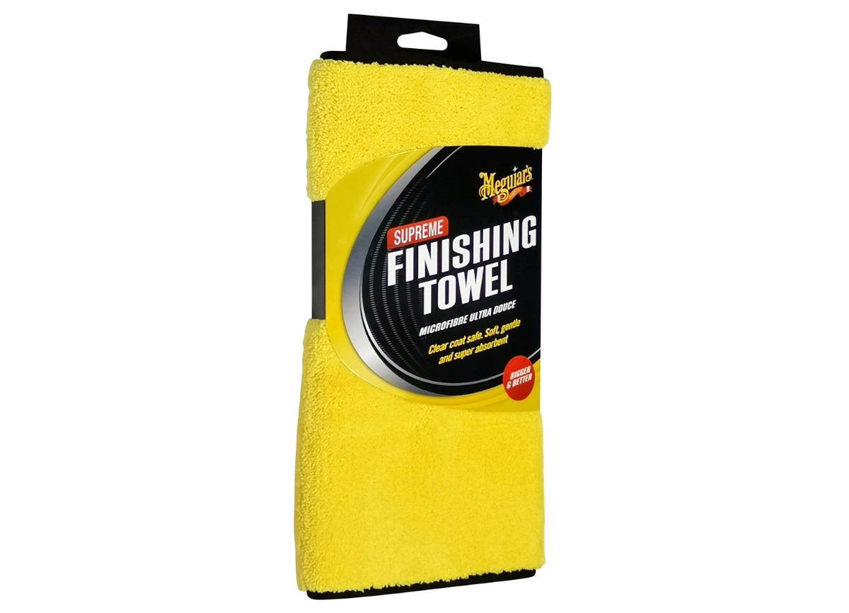 Meguiar's Supreme Finishing Towel - extra hustá mikrovláknová utěrka, 30 cm x 50 cm, 1 050 g/m2