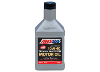 Plně syntetický motorový olej AMSOIL Premium Protection 10W-40 Synthetic Motor Oil 946 ml 