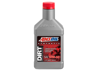 Plně syntetický motorový olej pro motocykly AMSOIL 10W-40 Synthetic Dirt Bike Oil 946 ml 