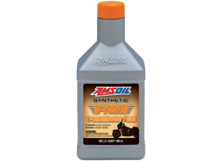 Plně syntetický převodový olej pro motocykly AMSOIL Synthetic V-Twin Transmission Fluid 946 ml 
