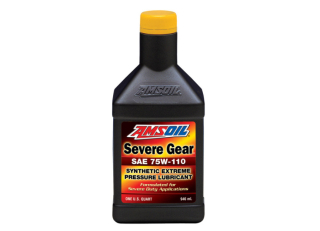 Plně syntetický převodový olej AMSOIL Severe Gear 75W-110 Synthetic Gear Lube 946 ml